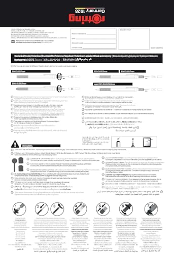 rOtring College A3 Zeichenbrett & Isograph Technischer Stift Set | 10-teiliges professionelles Zeichenset | Deutsche Präzisionswerkzeuge für Architektur, Technik & Design