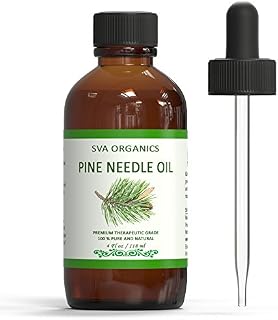 SVA ORGANICS Pine Needle Essential Oil Large Size 4 OZ (118 ML) Therapeutic