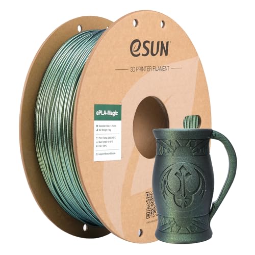 Filament eSUN PLA Zielony Brokatowy/Mieniący (GREEN GLITTER)