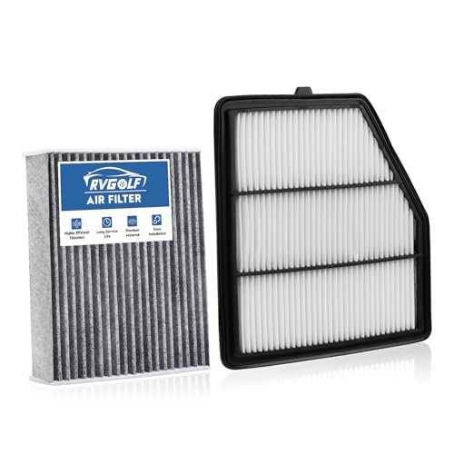 Image of Engine+Cabin Air Filter Fit for 2019-2026 Nissan Altima 2.5L | 272775NA1A, CA12551, 99% Filtration Efficiency, Easy Install, Odor control, Great Value, Right Size
