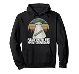 Ufo Aliens Snowboard Husband Pullover Hoodie