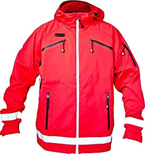 911 Gear Lieutenant Jacket, Red, Comes Without Fleece Liner (Large)