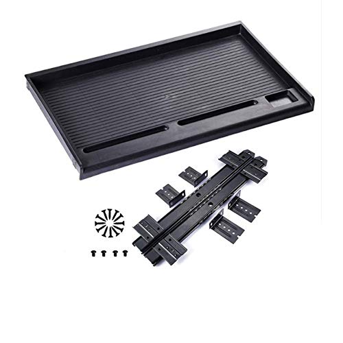 Bandeja para teclado debajo del escritorio Cajones, plataformas deslizantes u oficina en casa (negro) Cover