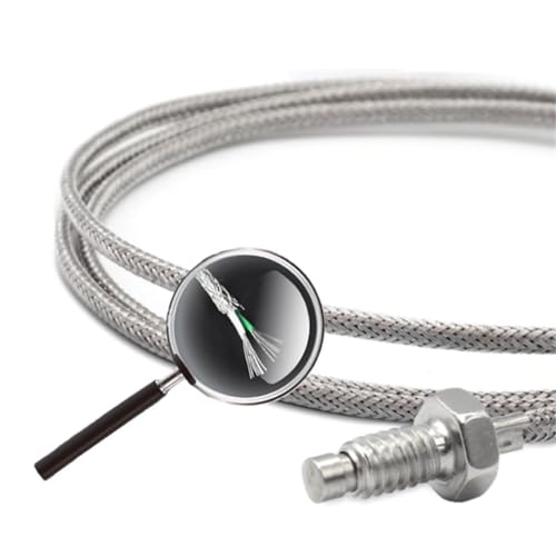 Sensor de temperatura tornillo M6 tipo termopar RTD con cable de 2M 4