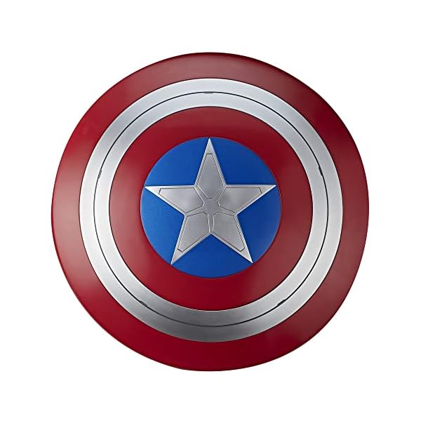 Marvel avengers legends series falcon and winter soldier captain america premium role play shield adult fan costume/collectible large - image 3