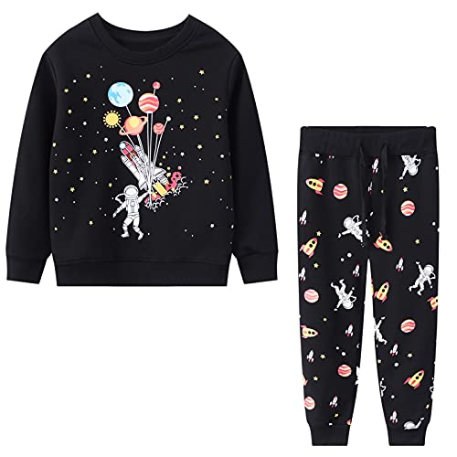 Baogaier Ragazzo Tuta Sportiva Cotone Abbigliamento Sportivo Bambini Manica Lunga Maglieria Abiti Felpa Pantaloni...