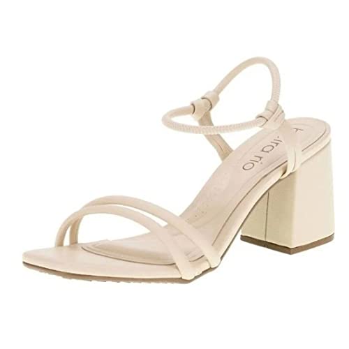 Sandália Salto Bloco Fácil Calce Beira Rio (Creme, BR, Adulto, Numérico, 37)