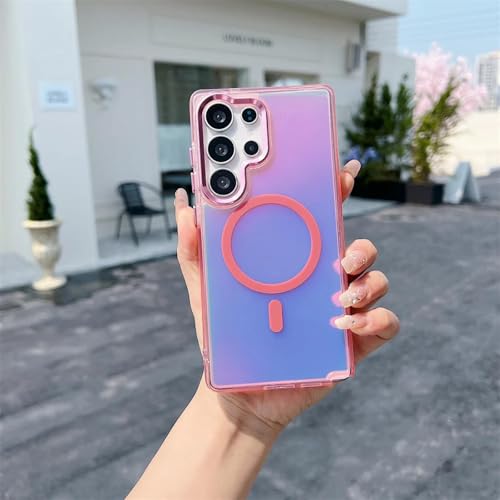 Étui cordon Samsung S25 Ultra rose dégradé idéal pour vos sorties