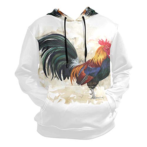 Owl Wolf Eagle Deer Hoodie Pullover Long Sleeves Thin Workout Sweatshirts