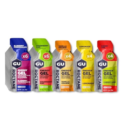 GU Energy Roctane Ultra Endurance Energy Gel, Vegan, Gluten-Free, Kosher,