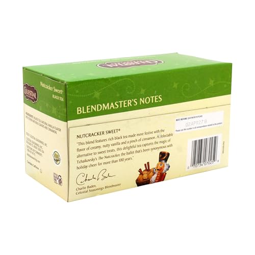 Image of Celestial Seasonings Nutcracker Sweet Black Tea, 18 Count (Pack of 6)