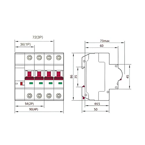 Disjoncteur 4P télécommande application pour maison connectée