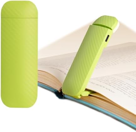 HEMONNKAM Book Light, Rechargeable Clip-On Reading Light for Bed at Night