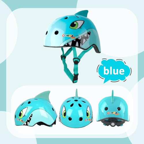 Image of Toddler Kids Bike Helmet, Adjustable and Multi-Sport, 3 Sizes for Ages 1-2-3-5-8-14 Years Child Infant Boys Girls