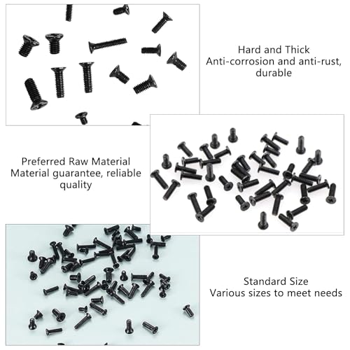 Image of Universal Laptop Screw Kit, Alloy Steel M2 M2.5 M3 Computer Screws Assortment for IBM, HP, Dell, Lenovo, Samsung, Sony, Electronics Repair Fastener Set - 500Pc (2026 Updated Models)