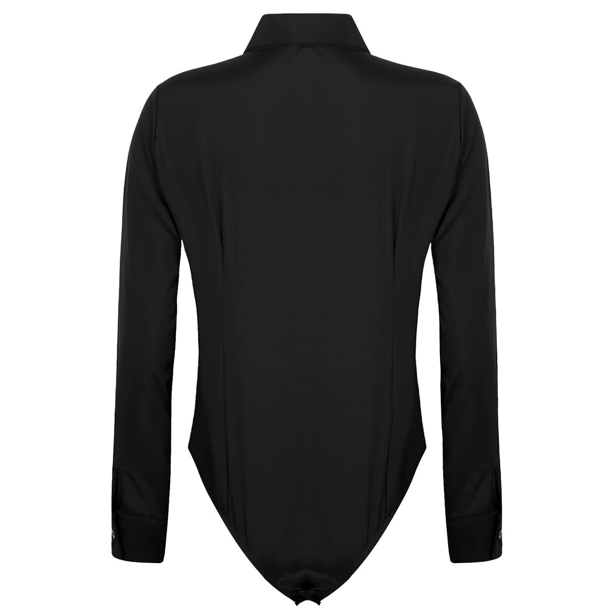Eleganckie body damskie damskie formalne biurowe damskie białe bluzki Plus rozmiar pajacyki ubrania (kolor: A, rozmiar: kod XL)