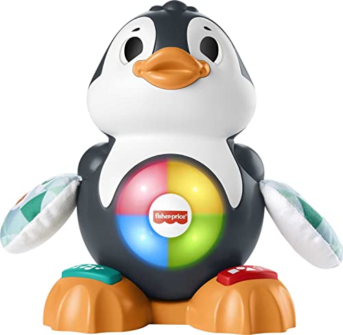 Image of Fisher-Price Linkimals Learning Toy Cool Beats Penguin With Interactive Music & Lights For Infants And Toddlers Ages 9+ Months