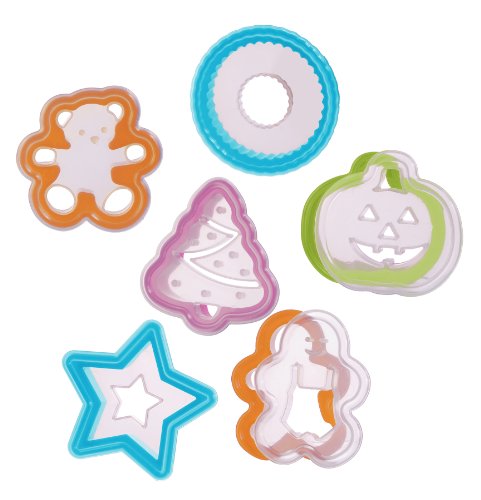Progressive International 12 Piece Holiday Cookie Cutter And Stencil Set #TOP23