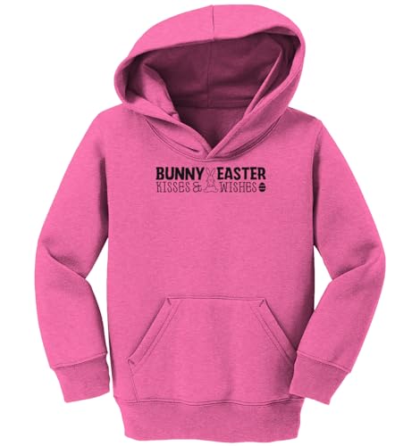 Haase Unlimited Bunny Kisses & Easter Wishes - Toddler/Youth Fleece Hoodie