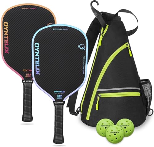 Carbon Fiber Pickleball Paddles Set of 2 - Thermoformed 3K