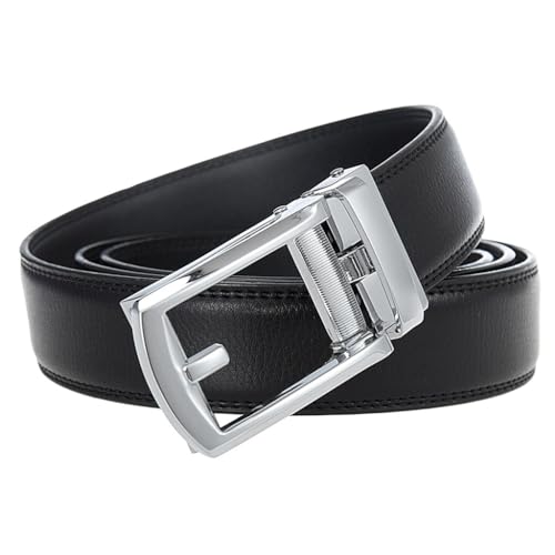 Business Daily Everything Father Son Cowhide Belt Belt Belt Mechanical Belt Men's(D)2