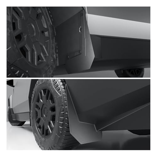 Guardabarros para Tesla Cybertruck 2024-2026: protector de rueda trasera 6