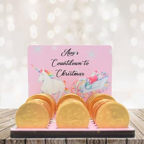 Create Cherished Holiday Memories with Our Personalised Christmas Chocolate Coin Advent Calendar Cover