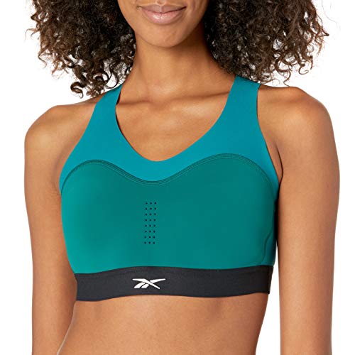 Reebok Women's Puremove Sports Bra, Seaport Teal, Small