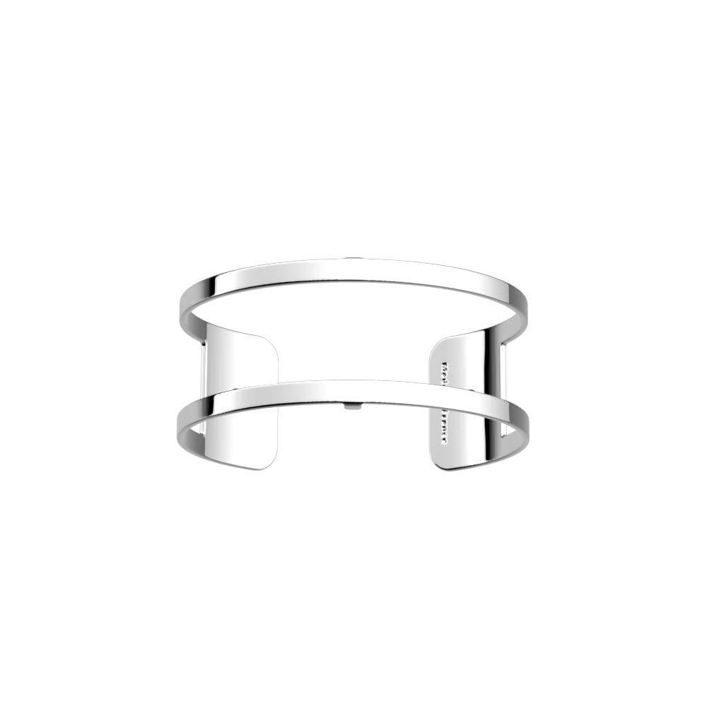 Les GeorgettesWomen's Bangle – Les Essentielles Pure – Medium, Colour: Silver, Bangle Width: 25 mm