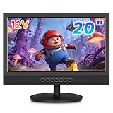 TV da 20 pollici, piccola televisione con sintonizzatore digitale T2,Doppia 12 V/AC TV con ingresso HDMI/USB/RCA per bedroom/caravan (Full View)