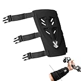 Adjustable Archery Arm Guard - 3 Buckle Design, Breathable & Soft Forearm Protector for Youth Adults Hunting Target Shooting