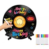 TZQFROCE Libro degli ospiti in vinile, alternativa al libro degli ospiti di