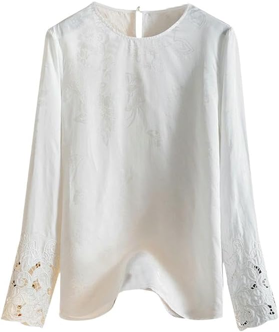 Women's Mulberry Silk Jacquard National Style Blouse Summer Silk Retro Tang Suit Top