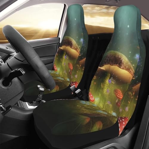 Housse de siège de voiture motif champignon pour égayer vos trajets quotidiens en SUV et berline