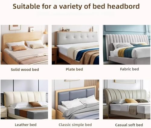 Funda de cabecero de cama protector elastico lavable 8