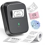 ETIKEZ PM260 Label Maker Machine with Tape, 2 Inch Bluetooth Thermal Label Printer, Inkless Portable Sticker Printer with Multiple Templates,Smart AI APP for Office, School, Black