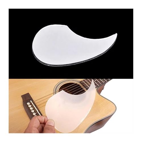 Pickguard transparent pour guitare acoustique de haute qualité en forme de goutte d'eau durable