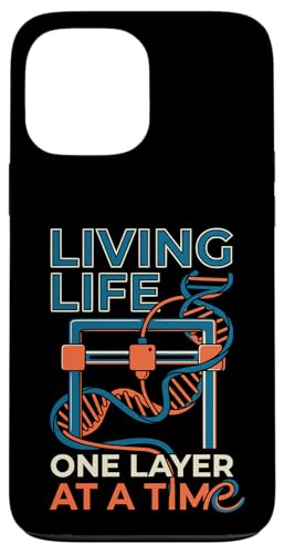 Living Life One Layer At A Time Funny 3D�v�����g�f�U�C�� �X�}�z�P�[�X iPhone 13 Pro Max �p