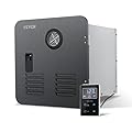 VEVOR RV Tankless Water Heater, Instant Shower with 15 x 15 inches Black Door and Remote Controller, 55000BTU Optimized Comfort Performance Hot Water, Ideal for RVers' Family Everyday Use