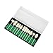 Nail Drill Bits - 12pcs/set 2.35mm Electric Nail Wool Polishing Drill Bits Kit 3/32 File Buffer Shank Bit Manicure Pedicure Tools