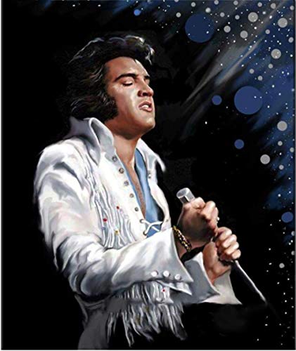 5D Diamant Peinture DIY Kit de Broderie Chanteur Rock Elvis Presley Diamant Rond Point de Croix Mosaïque Mode Décoration de La Maison-40 * 50CM - Les Beatles, Paul McCartney, John Lennon, RIngo Starr, George Harrison 5D Diamant Peinture DIY Kit de Broderie Chanteur Rock Elvis Presley Diamant Rond Point de Croix Mosaïque Mode Décoration de La Maison-40 * 50CM