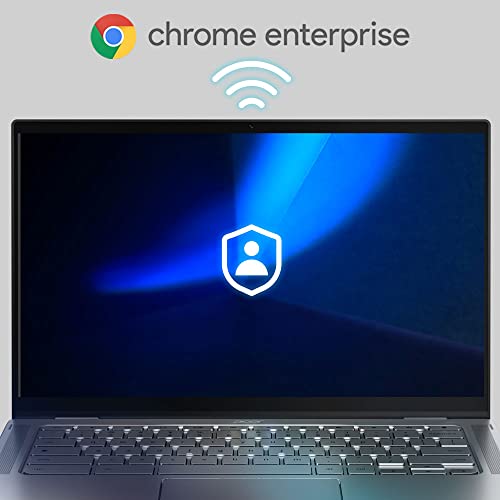 Image of acer Chromebook Enterprise Spin 514 Convertible Laptop | Intel Core i3-1110G4 | 14 inch FHD IPS Touch Gorilla Glass | 8GB LPDDR4X | 128GB SSD | Wi-Fi 6 | Backlit Keyboard | Chrome OS | CP514-2H-39R7