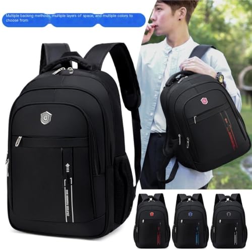 Sac à dos tendance noir avec détails colorés idée cadeau idéal pour proche - 3