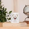 EKAM Personalised Christmas Tea Mug, Customised with Your Name, Different Design Reindeer Coffee Tea Mug, Gift for Christmas, for Family, Friends, Mum, Dad, Kids, Tea Coffee Mug (Design 1) #2