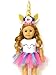 My Genius Dolls Unicorn Clothes, Headband, Tutu - Fits All 18 Inch Dolls Like Our Generation My Life Gotz and American Girl Doll | Accessories, Outfits, Gift (Doll Not Included)