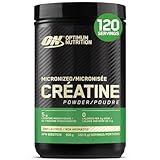 Optimum Nutrition 100% Pure Creatine Monohydrate Micronized Powder, Unflavored, 600g - 120servings (packaging may vary)