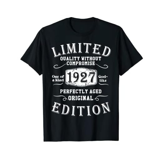 Cumpleaños 1927 Edición limitada Regalo Usado Grunge Vintage Camiseta
