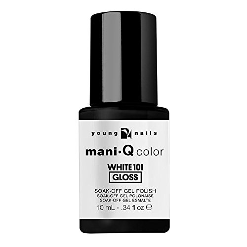 Young Nails Mani-Q Gel Polish, Color Gel Nail Polish For Natural Or Artificial Nails, Cure With LED Or UV Light, Soak Off Gel Polish 0.34 fl oz.