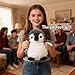 Imagen de VOSSOT Bonito pingüino de peluche de 20 cm