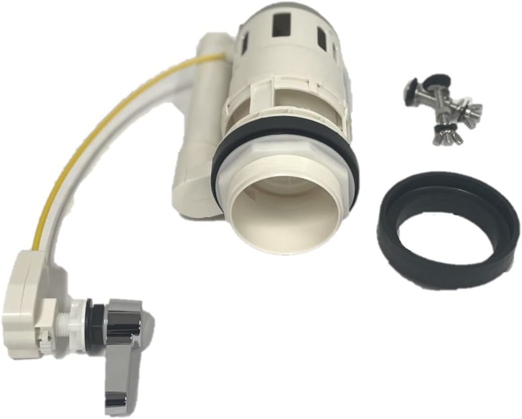 3 inch Two Piece Dual Flush Valve with Cable Controlled Flush Handle by NuFlush